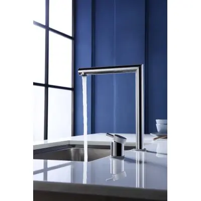 GRIFERIA DE COCINA FLEXIBLE ITACA CROMO IMEX GCE018