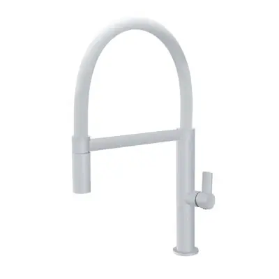 GRIFERIA COCINA SERIE LAOS BLANCO MATE MARCA IMEX GCE014