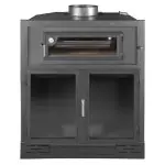 BARBACOA CHAPA INSERTABLE LONDON 80 CON HORNO CON PUERTAS JOYMA