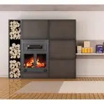 BARBACOA CHAPA INSERTABLE LONDON 80 CON HORNO CON PUERTAS JOYMA