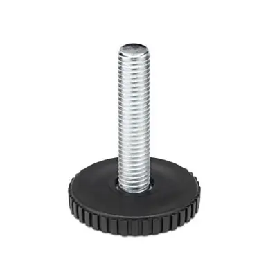 PIE NIVELADOR 30mm M8x40 NEGRO PARA MUEBLES INOFIX