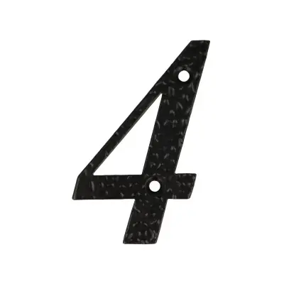 NUMERO NEGRO Nº1 DE 4" 1ud BLISTER