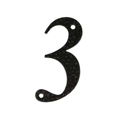 NUMERO NEGRO Nº1 DE 4" 1ud BLISTER