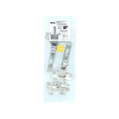 BISAGRA CAZOLETA MOD.4100 ACODADA NIQUEL AMIG