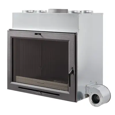 HOGAR DE LEÑA H-03/80 S TURBO HIERRO FUNDIDO ECODESIGN HERGOM