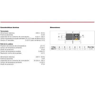 REGULACIÓN ELECTRÓNICA PARA KIT DE CALEFACCIÓN HOGARES HERGOM