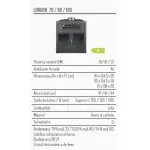 BARBACOA CHAPA INSERTABLE LONDON 80 CON HORNO CON PUERTAS JOYMA