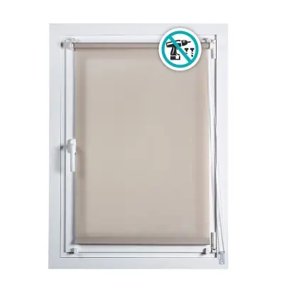 Estor enrollable clip&fix 150x180cm piedra stor planet