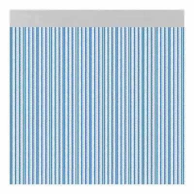 Cortina para puerta modelo "brescia" color azul 90x210cm m63169 acudam