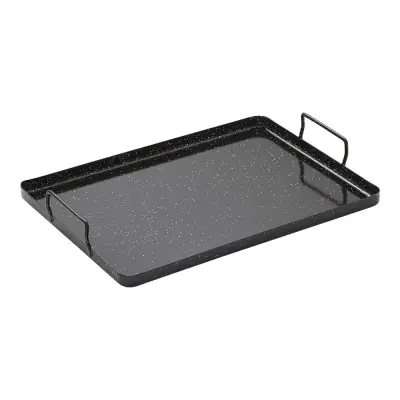 Bandeja de acero esmaltado para horno 18x18cm vaello