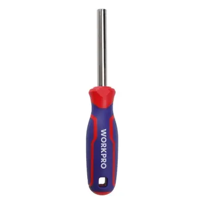 Mango destornillador de punta magnética de 1/4" workpro