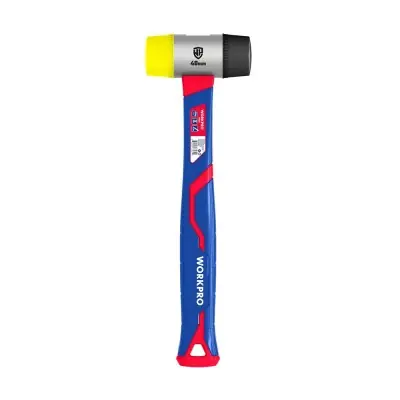Martillo de nylon con mango de fibra de vidrio workpro