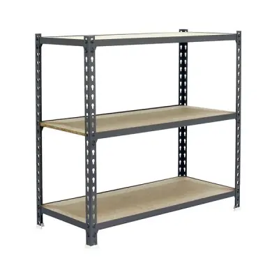 ESTANTERÍA METÁLICA MADERCLICK 3/300 900 GRIS/MADERA