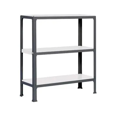 ESTANTERÍA METÁLICA SIMONHOME CLICK MINI 3/300 ANTRACITA/BLANCO
