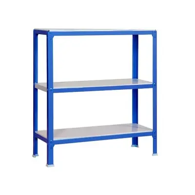 ESTANTERÍA METÁLICA SIMONHOME CLICK MINI 3/300 AZUL/BLANCO