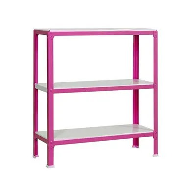 ESTANTERÍA METÁLICA SIMONHOME CLICK MINI 3/300 ROSA/BLANCO