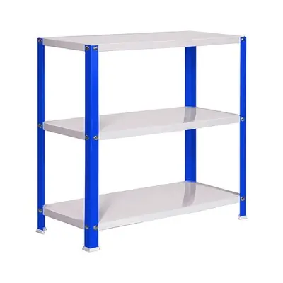 ESTANTERÍA METÁLICA SIMONHOME CLASSIC PLUS 3/400 AZUL/BLANCO