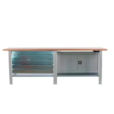 BANCO DE TRABAJO METÁLICO SIMONWORK BT6L PRO TAND LAMINATE 5BOX 1CAB 2600 GR