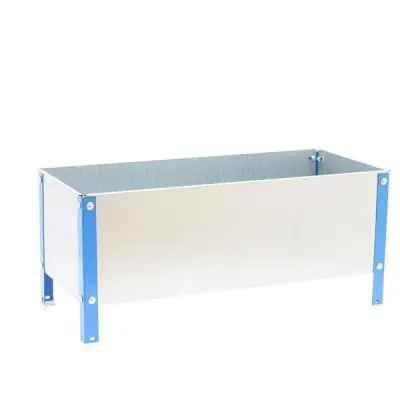 HUERTO URBANO METÁLICO SIMONGARDEN URBAN 410x1200x600 AZUL/GALV-200l