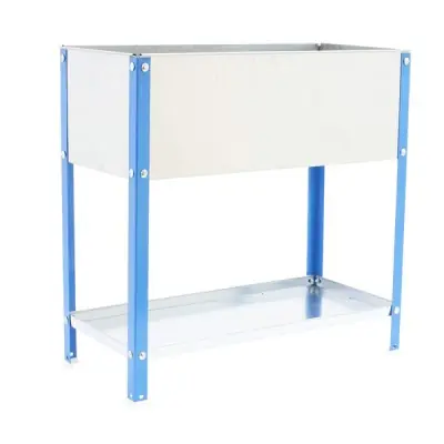 HUERTO URBANO METÁLICO SIMONGARDEN URBAN TOP 850x900x400 AZU/GAL-100l