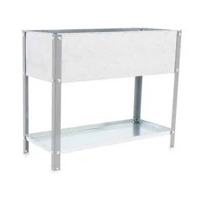 HUERTO URBANO METÁLICO SIMONGARDEN URBAN TOP 850x900x400 GRI/GAL-100l