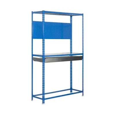 ESTANTERÍA METÁLICA SIMONRACING BOX PLUS 3/400 AZUL/GALVA