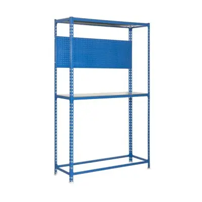 ESTANTERÍA METÁLICA SIMONRACING MEGAPLUS 3/400 AZUL/GALVA