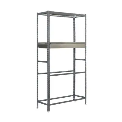 ESTANTERÍA METÁLICA SIMONGARAGE BOX PLUS 4/400 GRIS