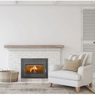 CHIMENEA CALEFACTORA DE LEÑA PARA RADIADORES CALELLA 23 KW ECODESING