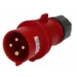 CLAVIJA CETAC 3P+T 32AM IP44 ROJO FAMATEL 13302