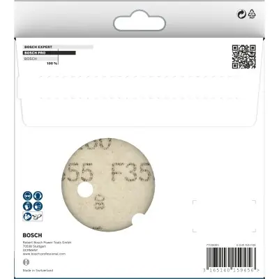 HOJA DE LIJA PRO F355, 150 MM, G180 BOSCH 2608605127