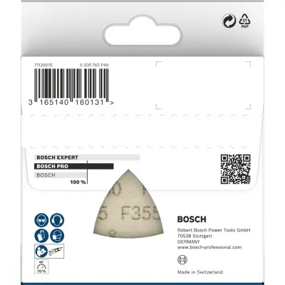 HOJA DE LIJA PRO F355, 93 MM, G180 BOSCH 2608605195