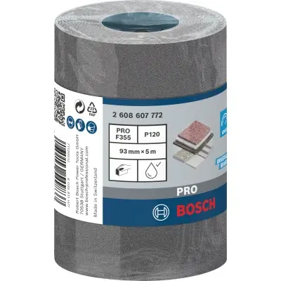ROLLO DE LIJA PRO C355, 93 MM, 5 M, G120 BOSCH 2608607772