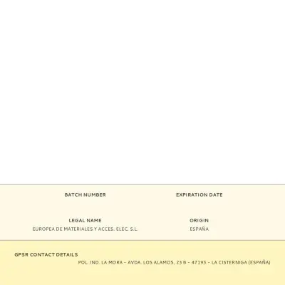 Recambio tapa cristal para 76692