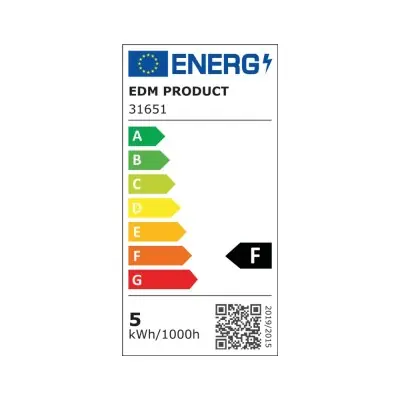 Downlight led empotrable redondo 5 w 6400 k 380 lm luz fría color blanco ø9 cm