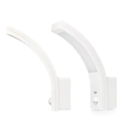 Aplique led con sensor de movimiento 10 w 1654 lm 4000 k ip54 6,6 x 18,8 x 25 cm