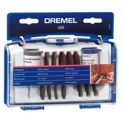 JUEGO DE 68 ACCESORIOS DE CORTE DREMEL 26150688JA