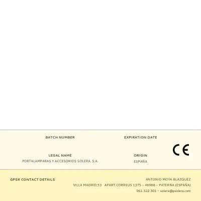 Luz de presença com led (branco ou azul) com interruptor 1.5w solera v1705