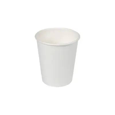 Pack con 50 unid. vasos de cartón blancos 200cc best products green