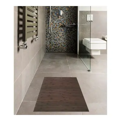 Alfombra bambú wengé 60 x 90 cm