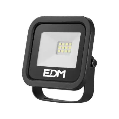 Led projector spotlight 10 w 800 lm 6400 k cold light black series, 9,2 x 8,1 x 2,7 cm