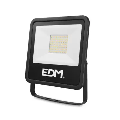 Foco proyector led 50 w 4000 lm 4000 k luz día, black series, 19,2 x 2,9 x 17,5 cm