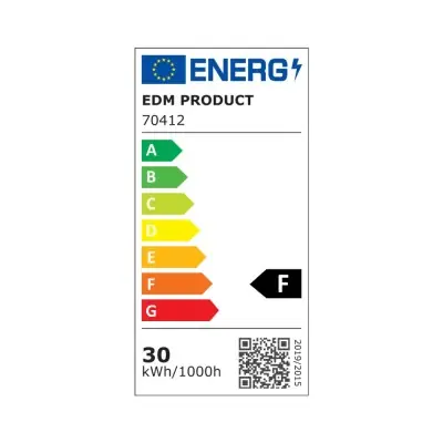 Foco proyector led con trípode 30 w, 2370 lm, 6400 k, luz fría, black series