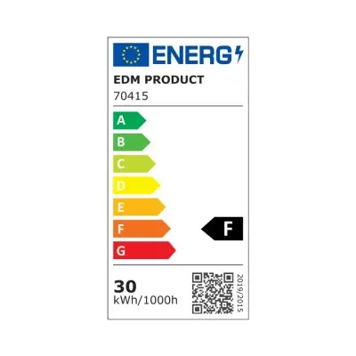 Foco proyector led con trípode, 2 x 30 w, 2 x 2370 lm, 4000 k, luz día, black series