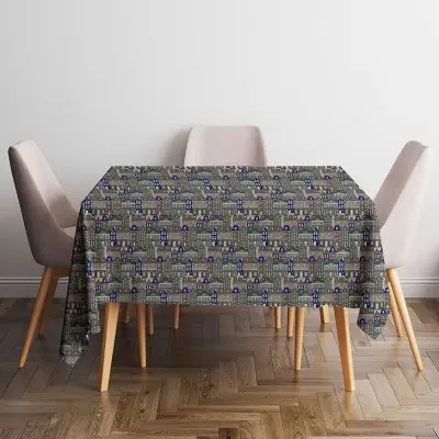 Stain-resistant tablecloth town 140 x 200 cm
