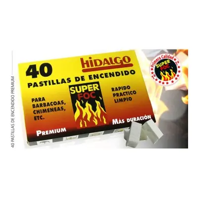 Pastilhas de acendimento de fogo, 40 un