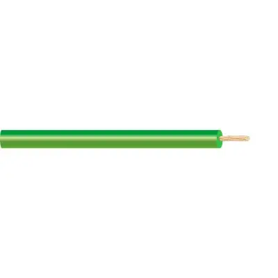 Cablecillo h05v-k 0,50 mm² verde euro/m
