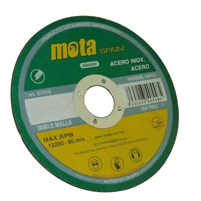 Disco corte acero inox ø115 x 1,6 x 22,23 mm