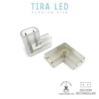 Empalme 90° para tira de led edm