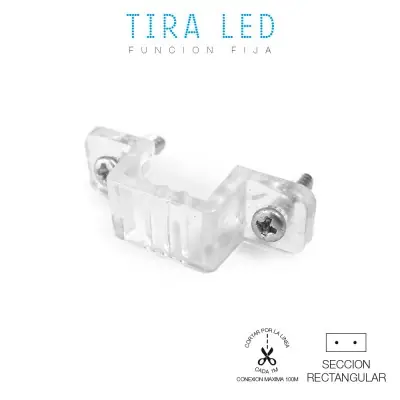 Soporte sujecion para tira de led